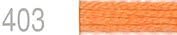 Lecien Japan 2512-403 Cosmo Cotton Embroidery Floss, 8m, Skein Orange