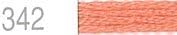 Lecien Japan 2512-342 Cosmo Cotton Embroidery Floss, 8m, Skein Orange