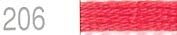 Lecien Japan 2512-206 Cosmo Cotton Embroidery Floss, 8m, Skein Pink