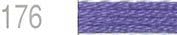 Lecien Japan 2512-176 Cosmo Cotton Embroidery Floss, 8m, Skein Purple