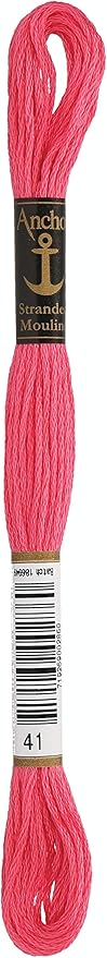 Anchor Maia Strand Embroidery Floss 8.75 Yards-Carmine Rose Medium Light 12 per Box