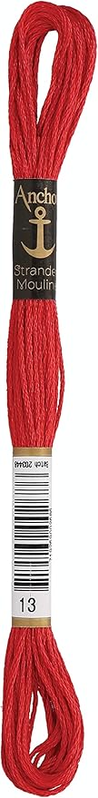 Anchor Maia Strand Embroidery Floss 8.75 Yards-Salmon Dark 12 per Box