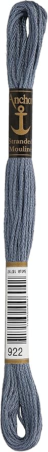 Anchor Maia Six Strand Embroidery Floss 8.75 Yards-Denim Dark 12 per Box