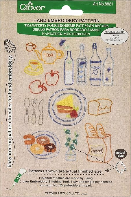 Clover Books-Kitchen Design-Embroidery Stitching