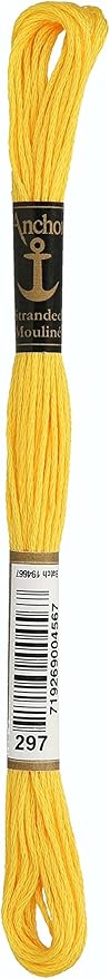 Anchor Maia Strand Embroidery Floss 8.75 Yards-Jonquil Medium 12 per Box