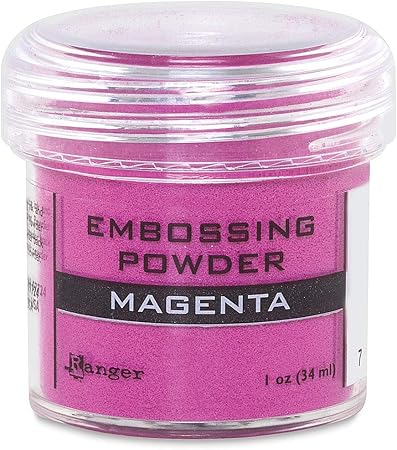 Ranger 359923 Embossing Powder, Magenta, 1 oz