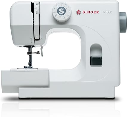 SINGER M1000.662 Lightweight & Portable Sewing Machine With 32 Stitch Applications, LED Light & Top drop-in bobbin for Hems | Great for Mending