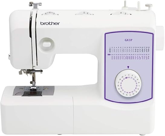 Brother GX37 Sewing Machine, Lightweight Machine for Beginners, 37 Built-in Stitches, 6 Included Sewing Feet