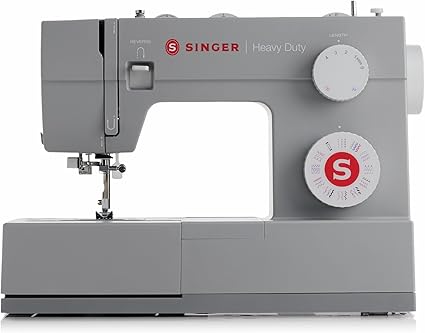 SINGER Heavy Duty 4432 High Speed Sewing Machine with Accessory Kit | Strong Motor With Enhanced Piercing Power, 110 Stitch Applications, Full Metal frame, 1-step Buttonhole & LED Light