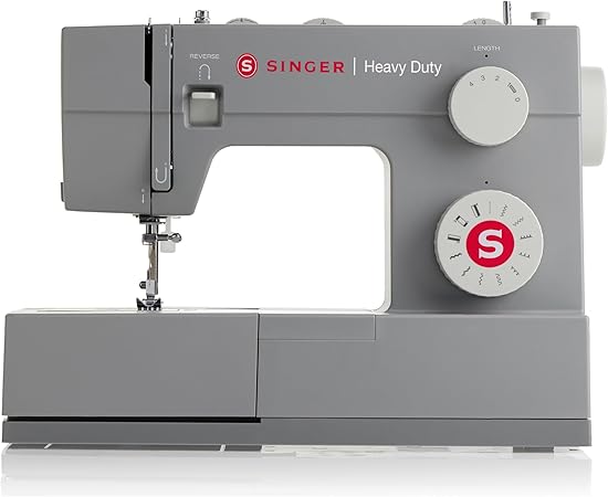 SINGER Heavy Duty 4411 High Speed Sewing Machine with Accessory Kit Strong Motor With Enhanced Piercing Power, 69 Stitch Applications, Full Metal frame, 1-step Buttonhole & LED Light