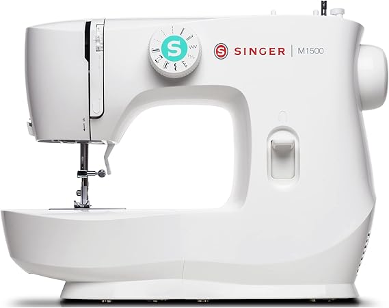 SINGER M1500 Lightweight & Portable Sewing Machine with Accessory Kit | 57 Stitch Applications, LED Light & 1-step Buttonhole | Great for Quilting, Crafts & Mending