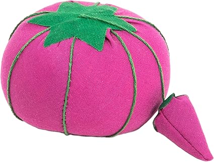 Dritz S101 Tomato Pin Cushion Notion, Lime, Pink, Purple, 2-3/4