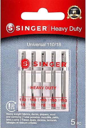 SINGER 04734 Sewing Machine Needles, 5-Count