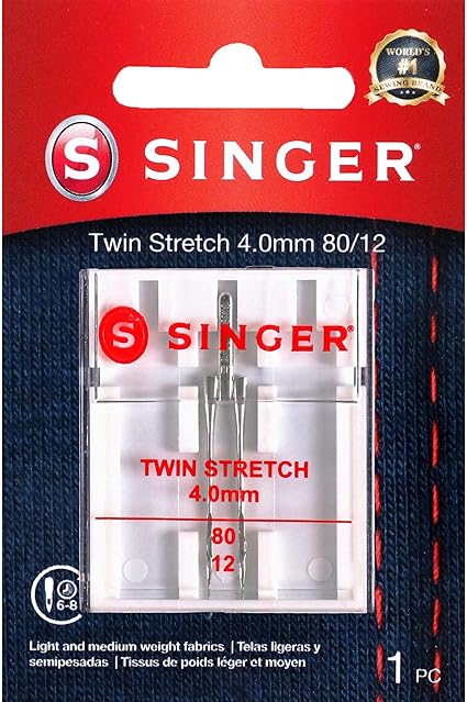 SINGER Universal Twin Stretch Sewing Machine Needle