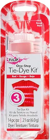 Tulip One-Step Tie-Dye Kit Tulip Fabric Dye Open Stock 21543 Fdy Opstk Red 3/36, As Detailed