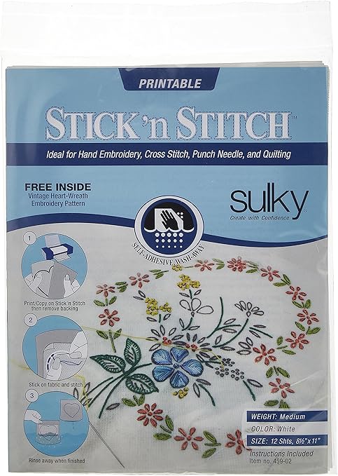 Sulky Stick N Stitch stabilizer