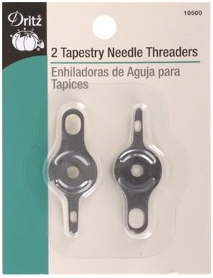 Dritz 10500 Tapestry Needle Threaders (2-Count) Silver