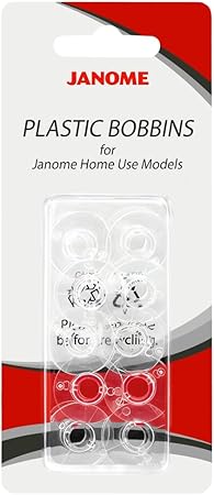 Janome Plastic Bobbins for All Home Use Models