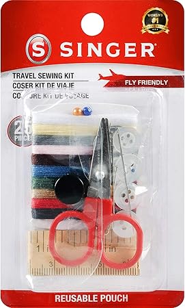 SINGER 00267 Sewing Kit in Reusable Pouch,