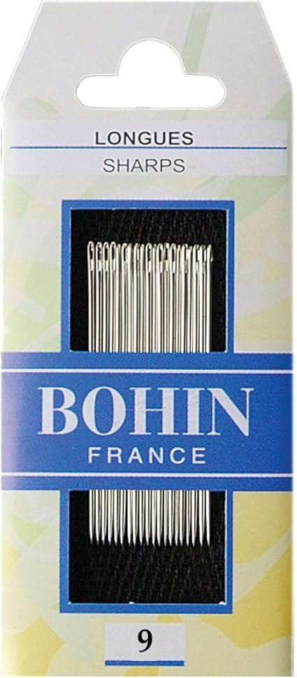 Bohin Sharps Hand Needles, Size 9, 20 Per Package