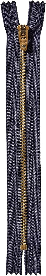 COATS&CLARK Coats & Clark Inc F2706-013 Brass Jean Metal Zipper, 6