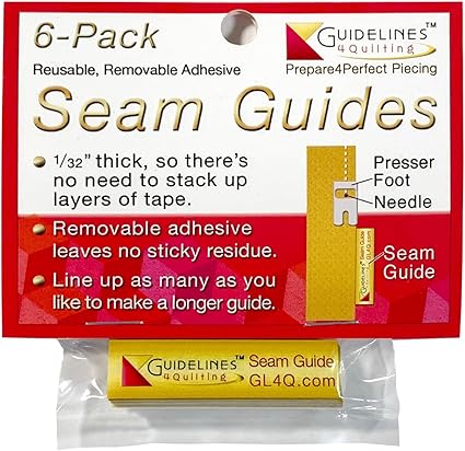 Guidelines4quilting - 6-Pack Seam Guides ½ x 2