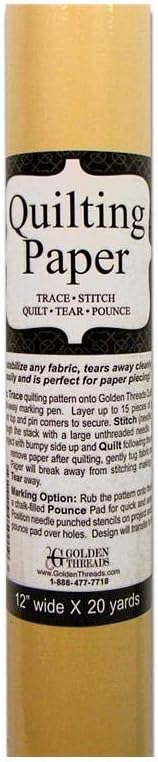 Golden Threads Quilting Paper 20ydx12