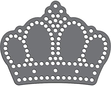 Rhinestone Genie Crown 001 Magnetic Rhinestone Template, Black