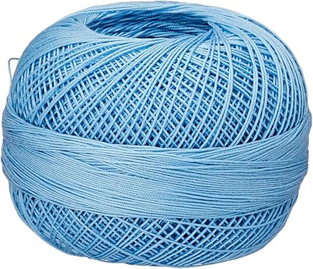 Handy Hands Lizbeth Premium Cotton Thread, Size 40, Sky Blue Light