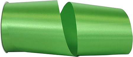 Reliant Ribbon Satin Supreme Ribbon, 4 Inch X 50 Yards, Emerald Green