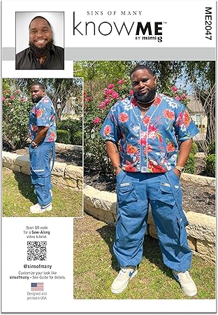 McCall's Unisex Adult Clothing Sewing Pattern Kit, Design Code ME2047, Multicolor, 44-46-48-50-52 US