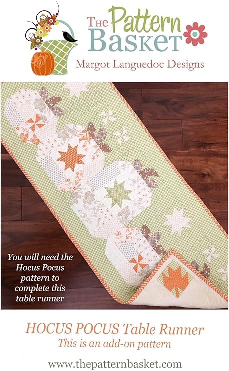 Pattern Basket Hocus Pocus Table Runner Add-On Pattern, None