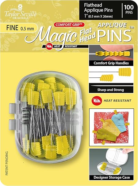 Taylor Seville Magic Flat Head Applique Fine .5 100PCS