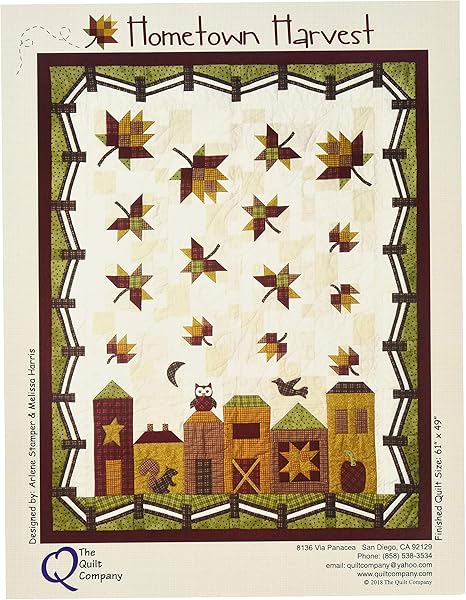 Quilt Company CA Hometown Harvest Pattern, None