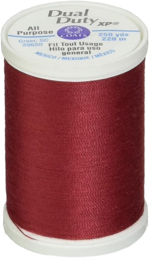 Coats Thread & Zippers S910-2780 Dual Duty XP General Purpose Thread, 250-Yard, Scarlet