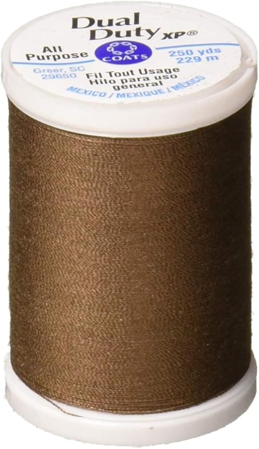 Coats Thread & Zippers Dual Duty XP General Purpose Thread, 250-Yard, Espresso