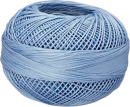 Handy Hands 210-Yard Lizbeth Cotton Thread, 25gm, Medium Blue