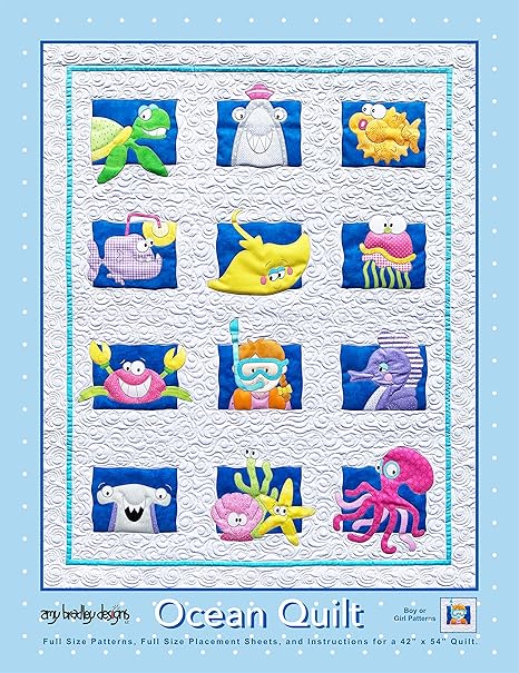 Amy Bradley Designs Ocean Quilt Pattern