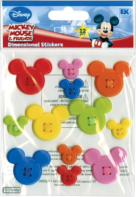 Disney Mickey Icon Adhesive Buttons (DBM001)