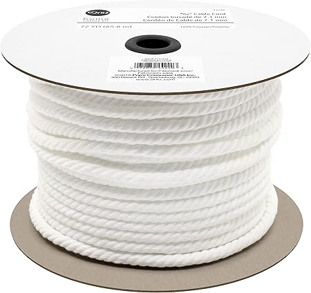 Dritz (DRIT4) 200112 Cable Cord 9/32in White