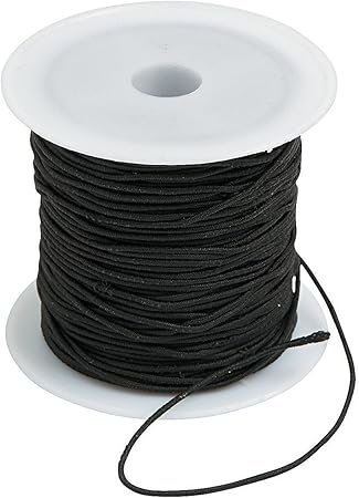 Black Round Stretchy Cording - Crafts for Kids and Fun Home Activities