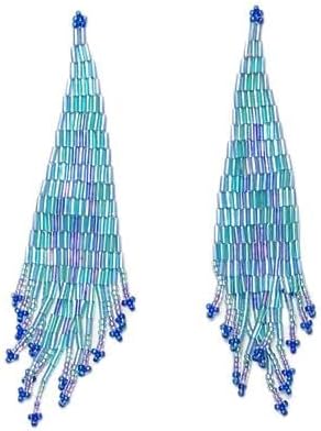 Expo International Teardrop Beaded Applique Pack of 2 Patch, Multi Colors