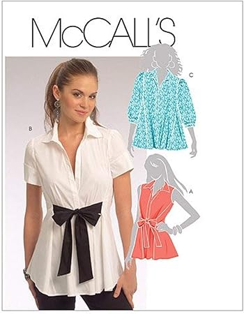 McCall's Patterns M5664 Misses' Shirts, Size AA (6-8-10-12)