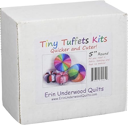 Erin Underwood Quilts Tiny Tuffets Round 5in Kit Pattern, None