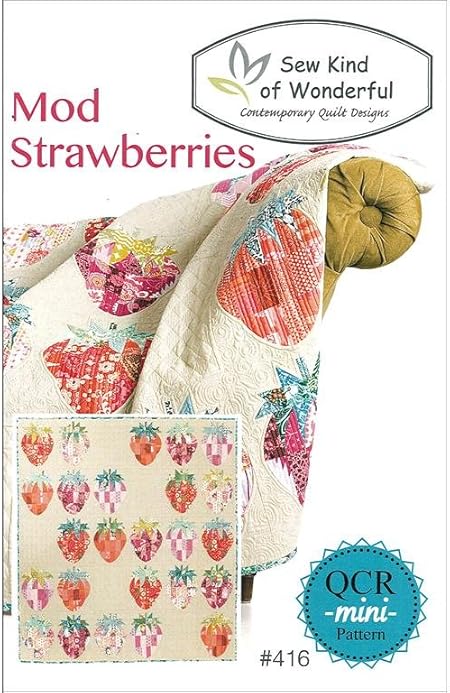 Sew Kind Of Wonderful Mod Strawberries Pattern