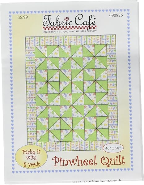 Fabric Cafe Pinwheel Pattern, Multi