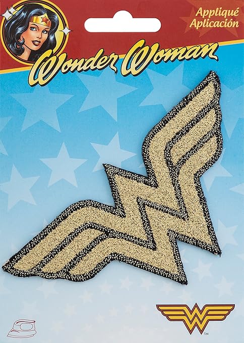 WRIGHTS Wonder Woman DC Comics Iron-On Applique