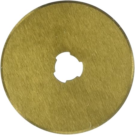 EURO NOTIONS Roll The Gold! 45mm Titanium Coated Rotary Cutting Blade -10 per Package