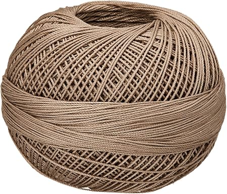 Handy Hands 210-Yard Lizbeth Cotton Thread, 25gm, Medium Linen