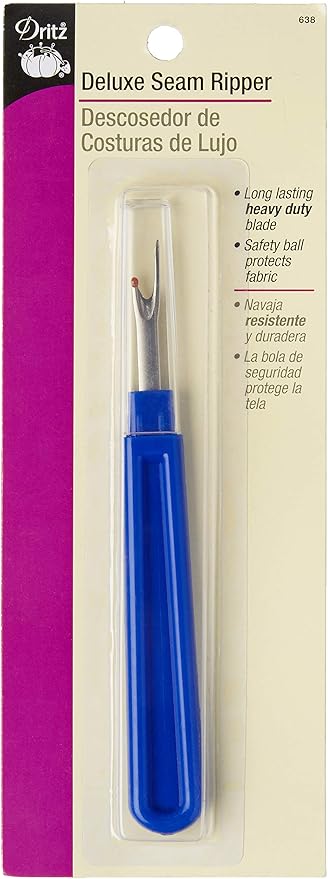 Dritz - CW13 Bulk Package Deluxe Seam Ripper, 100-Pack, Blue, 100 Count